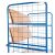 Rollcart Klapp-Etagenwagen mit Gitter  08-7817, Ladefläche 1000x800mm, Tragkraft 600 kg, blau