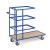 Rollcart Kommisionierwagen, offen  08-7710, Ladefläche O: 630x470mm, U: 1040x470mm, Tragkraft 150 kg, blau