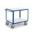 Rollcart Tischwagen mit 2 Ladeflächen - Ladefläche LxB: 1000x700mm
- Außenmaß LxB: 1150x700mm
- Tragkraft: 600kg