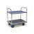Rollcart Tischwagen mit zwei Etagen - Ladefläche LxB: 810x570mm
- Außenmaß LxB: 920x610mm
- Tragkraft: 300kg
