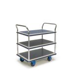 Rollcart Tischwagen mit 3 Etagen - Ladefläche LxB:...