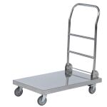 Rollcart Schiebebügelwagen, Edelstahl 62-3100, Ladefläche: 780x520mm, Tragkraft 100 kg