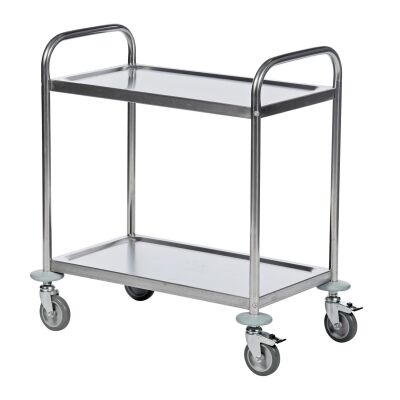 Rollcart Tischwagen 2 Etagen \"Baukastensystem\" - Ladefläche LxB: 685x380mm
- Außenmaß LxB: 710x400mm
- Tragkraft: 100kg
