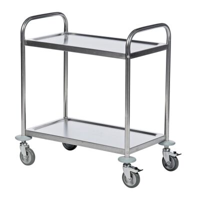 Rollcart Tischwagen 2 Etagen \"Baukastensystem\" - Ladefläche LxB: 685x380mm
- Außenmaß LxB: 710x400mm
- Tragkraft: 100kg