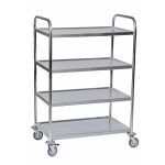 Rollcart Tischwagen, Edelstahl, 4 Etagen 62-3400,...