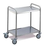 Rollcart Tischwagen 2 Etagen \"Standard Ausführung\" - Ladefläche LxB: 600x400mm
- Außenmaß LxB: 700x500mm
- Tragkraft: 80kg