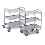 Rollcart Tischwagen 2 Etagen \"Standard Ausführung\" - Ladefläche LxB: 600x400mm
- Außenmaß LxB: 700x500mm
- Tragkraft: 80kg