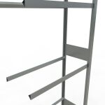 AR, Räder-/Reifenregal, 3500 x 900 x 400 mm, verzinkt, 5 Lagerebenen á 150 kg Fachlast pro Ebene