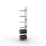 AR, Räder-/Reifenregal, 4500 x 900 x 400 mm,...