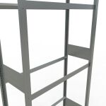 GR, Räder-/Reifenregal, 3500 x 1000 x 400 mm, verzinkt, 5 Lagerebenen á 150 kg Fachlast pro Ebene