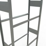 GR, Räder-/Reifenregal, 4500 x 1000 x 400 mm, verzinkt, 6 Lagerebenen á 150 kg Fachlast pro Ebene