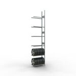 AR, Räder-/Reifenregal, 4500 x 1000 x 400 mm,...