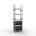 GR, Räder-/Reifenregal, 3500 x 1050 x 400 mm,...