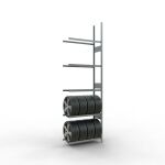 AR, Räder-/Reifenregal, 3500 x 1050 x 400 mm,...