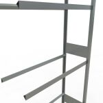 AR, Räder-/Reifenregal, 3500 x 1050 x 400 mm, verzinkt, 5 Lagerebenen á 150 kg Fachlast pro Ebene