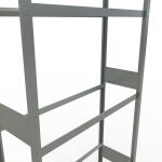 GR, Räder-/Reifenregal, 3500 x 1150 x 400 mm, verzinkt, 5 Lagerebenen á 150 kg Fachlast pro Ebene