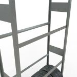 GR, Räder-/Reifenregal, 4500 x 1150 x 400 mm, verzinkt, 6 Lagerebenen á 150 kg Fachlast pro Ebene