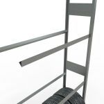 AR, Räder-/Reifenregal, 4500 x 1150 x 400 mm, verzinkt, 6 Lagerebenen á 150 kg Fachlast pro Ebene