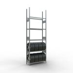 GR, Räder-/Reifenregal, 3500 x 1200 x 400 mm,...