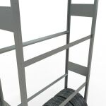 GR, Räder-/Reifenregal, 4500 x 1200 x 400 mm, verzinkt, 6 Lagerebenen á 150 kg Fachlast pro Ebene