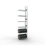 AR, Räder-/Reifenregal, 4500 x 1200 x 400 mm,...