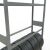 GR, Räder-/Reifenregal, 3500 x 1300 x 400 mm, verzinkt, 5 Lagerebenen á 150 kg Fachlast pro Ebene