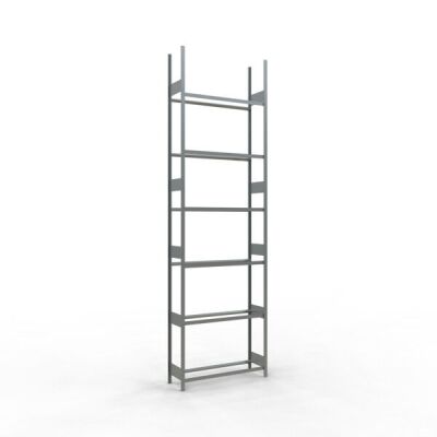 GR, Räder-/Reifenregal, 4500 x 1300 x 400 mm, verzinkt, 6 Lagerebenen á 150 kg Fachlast pro Ebene