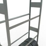 GR, Räder-/Reifenregal, 4500 x 1300 x 400 mm, verzinkt, 6 Lagerebenen á 150 kg Fachlast pro Ebene