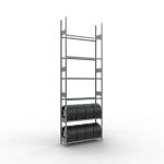 GR, Räder-/Reifenregal, 4500 x 1500 x 400 mm,...