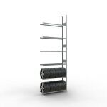 AR, Räder-/Reifenregal, 4500 x 1500 x 400 mm,...