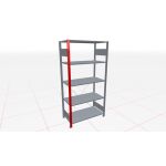 MULTIplus T-Profil 4500 mm verzinkt, Front gelocht