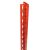 MULTIplus T-Profil 2500 mm RAL 3000 feuerrot, Front gelocht