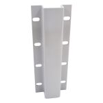 Kopplungsstück für 4 T-Profile, RAL 7035 lichtgrau