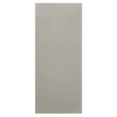 Vollblech-Seitenblende, 90 x 1250 x 600 mm (H x T), RAL 7035 lichtgrau