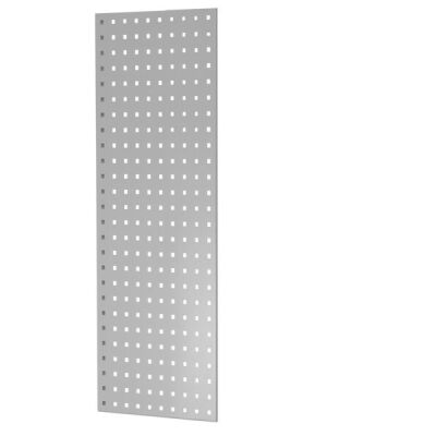 Lochplatten-Seitenblende, 1.000 x 400 mm (H x T), für MULTIplus Fachbodenregale Stecksystem, RAL 7035 lichtgrau