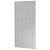 Lochplatten-Seitenblende, 1.000 x 600 mm (H x T), für MULTIplus Fachbodenregale Stecksystem, RAL 7035 lichtgrau