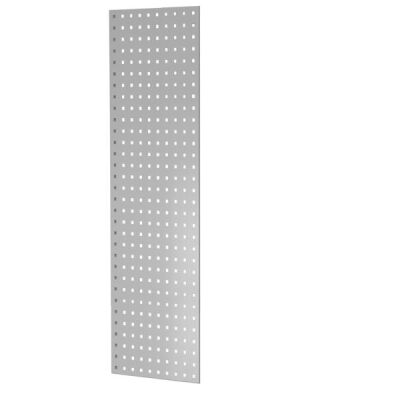 Lochplatten-Seitenblende, 1.250 x 400 mm (H x T), für MULTIplus Fachbodenregale Stecksystem, RAL 7035 lichtgrau