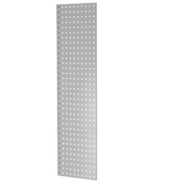 Lochplatten-Seitenblende, 1.300 x 400 mm (H x T), für MULTIplus Fachbodenregale Stecksystem, RAL 7035 lichtgrau