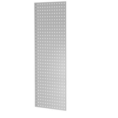 Lochplatten-Seitenblende, 1.300 x 500 mm (H x T), für MULTIplus Fachbodenregale Stecksystem, RAL 7035 lichtgrau