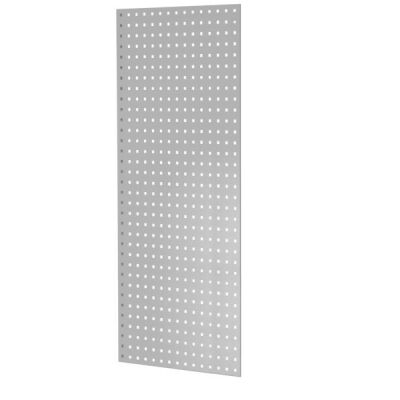 Lochplatten-Seitenblende, 1.300 x 600 mm (H x T), für MULTIplus Fachbodenregale Stecksystem, RAL 7035 lichtgrau