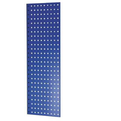 Lochplatten-Seitenblende, 1.000 x 400 mm (H x T), für MULTIplus Fachbodenregale Stecksystem, RAL 5010 enzianblau