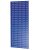 Lochplatten-Seitenblende, 1.000 x 500 mm (H x T), für MULTIplus Fachbodenregale Stecksystem, RAL 5010 enzianblau