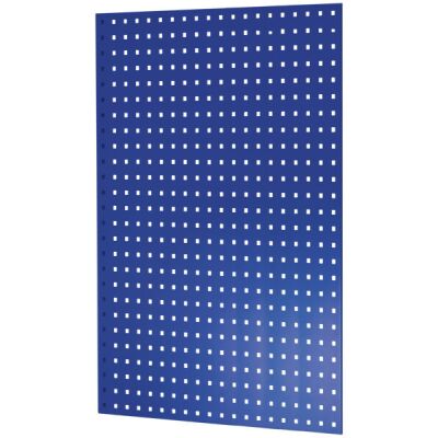 Lochplatten-Seitenblende, 1.000 x 800 mm (H x T), für MULTIplus Fachbodenregale Stecksystem, RAL 5010 enzianblau