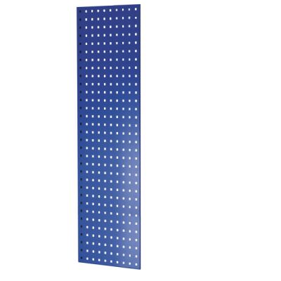 Lochplatten-Seitenblende, 1.250 x 400 mm (H x T), für MULTIplus Fachbodenregale Stecksystem, RAL 5010 enzianblau