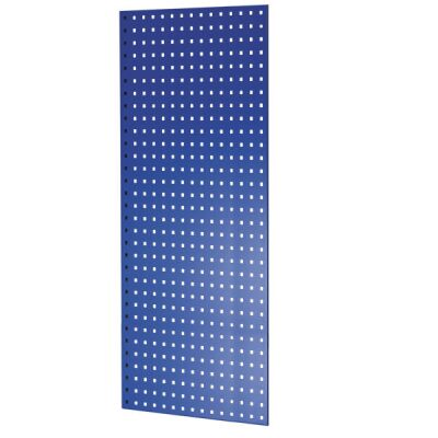 Lochplatten-Seitenblende, 1.250 x 600 mm (H x T), für MULTIplus Fachbodenregale Stecksystem, RAL 5010 enzianblau