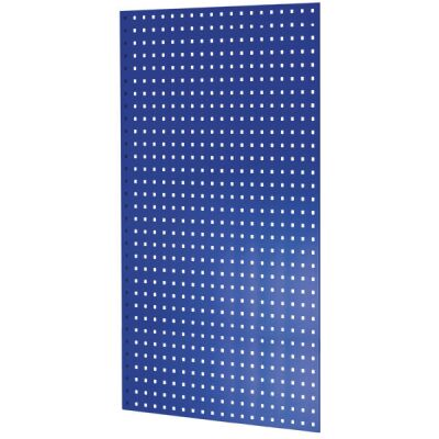 Lochplatten-Seitenblende, 1.250 x 800 mm (H x T), für MULTIplus Fachbodenregale Stecksystem, RAL 5010 enzianblau