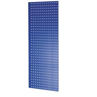 Lochplatten-Seitenblende, 1.300 x 600 mm (H x T), für MULTIplus Fachbodenregale Stecksystem, RAL 5010 enzianblau