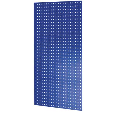 Lochplatten-Seitenblende, 1.300 x 800 mm (H x T), für MULTIplus Fachbodenregale Stecksystem, RAL 5010 enzianblau