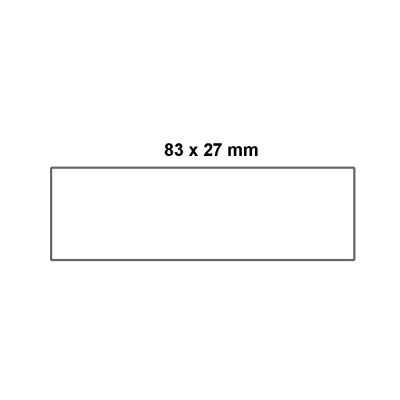Etiketten (VE=24) passend für Etikettenklappe, Größe A-F