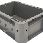 Euro-Stapelkasten 120 x 200 x 300, grau, PP